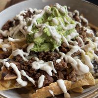 Nachos  at The Green Place in Puerto Vallarta