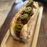 Chili dog  at The Green Place in Puerto Vallarta