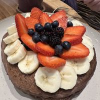 Chocolate pancake  at The Green Place in Puerto Vallarta