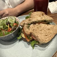 Veggie sandwich   at The Green Place in Puerto Vallarta