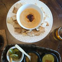 Hella good hummus at The Green Place in Puerto Vallarta