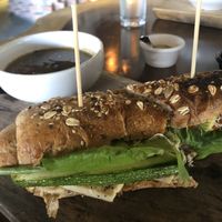 Tofu baguette at The Green Place in Puerto Vallarta