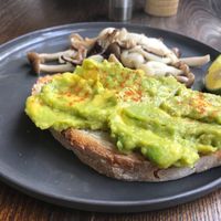 Avocado toast  at Lifted Coffee & Brunch in Hanoi