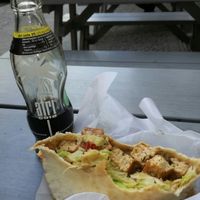 Pita with tofu Madagascar at Nil - Grünbergerstr. in Berlin