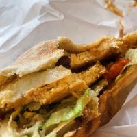 Tofu Madagaskar Sandwich  at Nil - Grünbergerstr. in Berlin