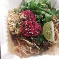 Pad Thai takeaway at Geranium Caffe in Poznan