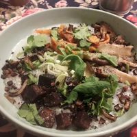 Congee at Geranium Caffe in Poznan