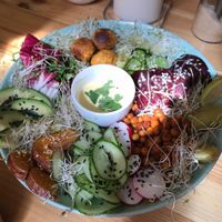 bowl of goodness  at Geranium Caffe in Poznan