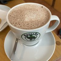 Veganer Kakao mit Hafermilch at MoccaSin Coffee in Karlsruhe