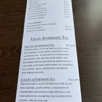 Main menu, rear, May 2019 at Phoenix Plant Based Eatery in Prescot