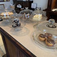 Cake selection. at Phoenix Plant Based Eatery in Prescot