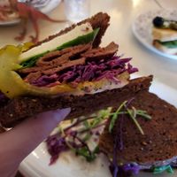 The  amazing Ruben sandwich at North Star Diner in North Bay