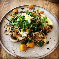 Mushroom gnocchi  at Vanilla Food in Noosaville