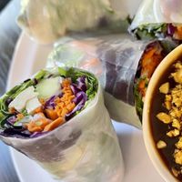 Fresh Rolls  at Samata Vegan House in Hollywood