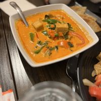 Panang curry with fried tofu is top class!  at Samata Vegan House in Hollywood