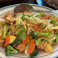 Vegetables Supreme w/ Tofu at Samata Vegan House in Hollywood