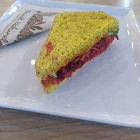 Vegan sandwich at Natural Spar in Gran Canaria