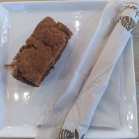 Vegan carrot cake at Natural Spar in Gran Canaria