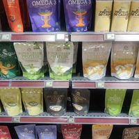 Protein powders at Natural Spar in Gran Canaria