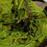 Zucchini noodles at Sante in Pune