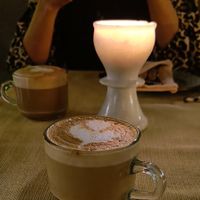 Coconut milk coffee at Sante in Pune