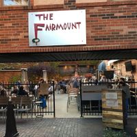 Patio entrance  at The Fairmount Cocktail Bar in Cleveland Heights