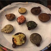 Main dishes  at Addis in Cape in Cape Town
