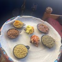 Vegan platter for 2 (lunch special) 150R per person   at Addis in Cape in Cape Town