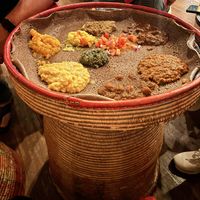 Vegan set meal  at Addis in Cape in Cape Town