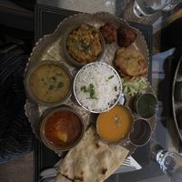 vegan thaali  at Kalpna in Edinburgh