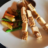 Tofu skewers at Laba Laba in Ubud