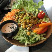 Good salad at Buddha Bowl in The Hague