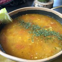 Spicy soup at Buddha Bowl in The Hague