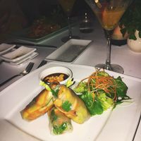 Fresh spring rolls off the Jardin menu  at The Pepper Tree in Phu Quoc