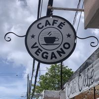 front sign  at Cali Cafe in Cozumel