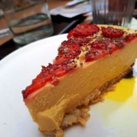 Vegan cheese cake at Coeur d' Artichaut in Avignon