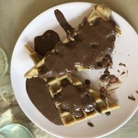 Gaufre choco noisette Vegan  at Coeur d' Artichaut in Avignon