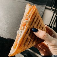 Turkey panini at Wild Trails Coffee in North Vancouver