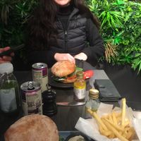 Lentil + Hearty Burger at Hale & Hearty in Waterloo