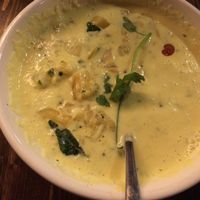 jackfruit and potato stew at Kathakali Indian Cuisine in Kirkland