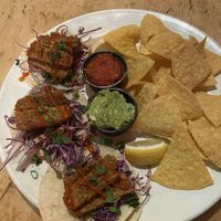 Vegan/GF tempeh tacos   at Solid Grill & Bar in Boise