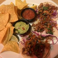 Tempeh tacos  at Solid Grill & Bar in Boise