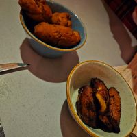 Dumplings and plantain at Turtle Bay in York
