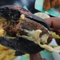 House made patty at The Green Grill - Walthamstow in East London