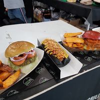 setup at counter - to give you an idea at The Green Grill - Walthamstow in East London