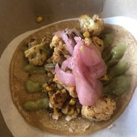 Cauliflower taco at Trejo's Tacos - USC in Los Angeles