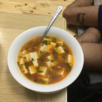 Tofu soup at Hao Tea House in Ha Giang