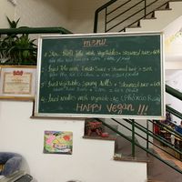 Menu at Hao Tea House in Ha Giang