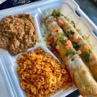 Flouta Plate at Doomie's NextMex - Vine in Hollywood