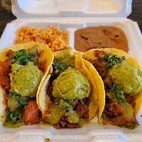 Taco trio at Doomie's NextMex - Vine in Hollywood
